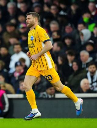 James Milner of Brighton Fulham v Brighton and Hove Albion, Premier League, Football, Craven Cottage, London, UK - 24 Jan 2026London Craven Cottage United Kingdom EDITORIAL USE ONLY No use with unauthorised audio, video, data, fixture lists, club league logos or live services. Online in-match use limited to 120 images, no video emulation. No use in betting, games or single club league player publications. Copyright: xJavierxGarcia Shutterstockx 16425974iw