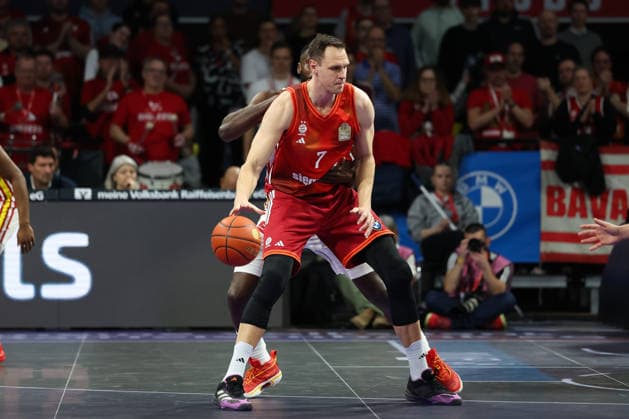 Johannes Voigtmann (FC Bayern Basketball, 07), GER, FC Bayern Basketball vs. Fitness First Wuerzburg Baskets, Basketball, easycredit Basketball Bundesliga, 17. Spieltag, Saison 2025 2026, 25.01.2026, GER, FC Bayern Basketball vs. Fitness First Wuerzburg Baskets, Basketball, easycredit Basketball Bundesliga, 17. Spieltag, Saison 2025 2026, 25.01.2026 Muenchen Copyright: xEibner-Pressefoto JennixMaulx EP_JML