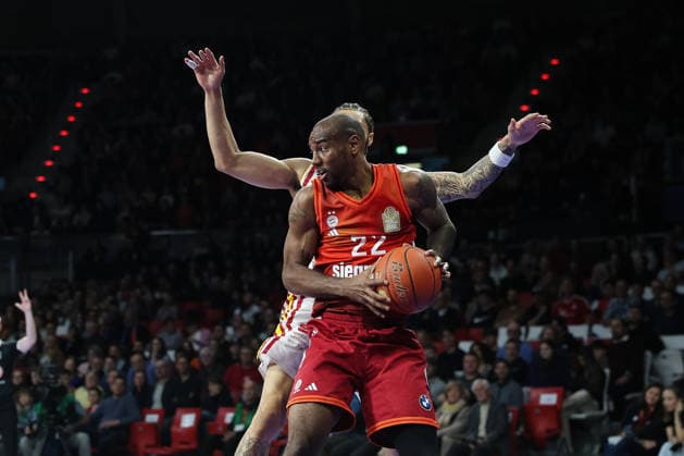 Isiaha Mike (FC Bayern Basketball, 22), GER, FC Bayern Basketball vs. Fitness First Wuerzburg Baskets, Basketball, easycredit Basketball Bundesliga, 17. Spieltag, Saison 2025 2026, 25.01.2026, GER, FC Bayern Basketball vs. Fitness First Wuerzburg Baskets, Basketball, easycredit Basketball Bundesliga, 17. Spieltag, Saison 2025 2026, 25.01.2026 Muenchen Copyright: xEibner-Pressefoto JennixMaulx EP_JML