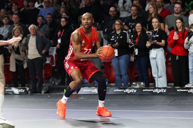 Isiaha Mike (FC Bayern Basketball, 22), GER, FC Bayern Basketball vs. Fitness First Wuerzburg Baskets, Basketball, easycredit Basketball Bundesliga, 17. Spieltag, Saison 2025 2026, 25.01.2026, GER, FC Bayern Basketball vs. Fitness First Wuerzburg Baskets, Basketball, easycredit Basketball Bundesliga, 17. Spieltag, Saison 2025 2026, 25.01.2026 Muenchen Copyright: xEibner-Pressefoto JennixMaulx EP_JML