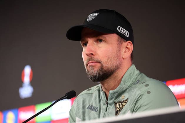 2026,01,28, Stuttgart, Fußball UEFA Europa League, Saison 2025-2026, VfB Stuttgart, PK, Abschluß PK, Pressekonferenz, VfB Trainer Sebastian Hoeneß