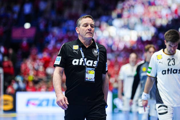 Alfred Gislason (Deutschland, Trainer) DEN, Deutschland vs. Frankreich, Handball, EHF Europameisterschaft 2026, Hauptrunde, Spieltag 4, 28.01.2026 DEN, Deutschland vs. Frankreich, Handball, EHF Europameisterschaft 2026, Hauptrunde, Spieltag 4, 28.01.2026 Herning Copyright: xEibner-Pressefoto MarcelxvonxFehrnx EP_MFN