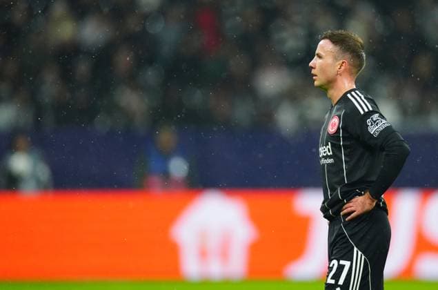 Mario Götze of Eintracht Frankfurt Eintracht Frankfurt v Tottenham Hotspur, UEFA Champions League, Group Stage, Football, Deutsche Bank Park, Frankfurt, Germany - 28 Jan 2026Frankfurt Deutsche Bank Park Germany EDITORIAL USE ONLY No use with unauthorised audio, video, data, fixture lists, club league logos or live services. Online in-match use limited to 120 images, no video emulation. No use in betting, games or single club league player publications. Copyright: xJavierxGarcia Shutterstockx 16429470ex