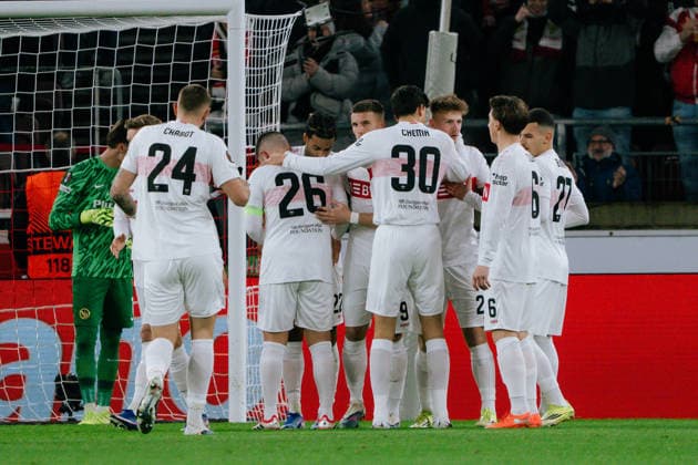 Jubel VfB Stuttgart nach 1-0 Fuehrung durch Deniz Undav (VfB Stuttgart, 26), GER, VfB Stuttgart vs. Young Boys Bern, Fussball, Europa League, Spieltag 8, Spielzeit 2025 2026, 29.01.2026, GER, VfB Stuttgart vs. Young Boys Bern, Fussball, Europa League, Spieltag 8, Spielzeit 2025 2026, 29.01.2026, Stuttgart Copyright: xEibner-Pressefoto EdwardxCheungx EP_ECG
