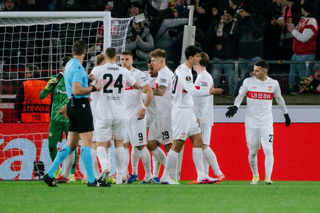 Jubel VfB Stuttgart nach 1-0 Fuehrung durch Deniz Undav (VfB Stuttgart, 26), GER, VfB Stuttgart vs. Young Boys Bern, Fussball, Europa League, Spieltag 8, Spielzeit 2025 2026, 29.01.2026, GER, VfB Stuttgart vs. Young Boys Bern, Fussball, Europa League, Spieltag 8, Spielzeit 2025 2026, 29.01.2026, Stuttgart Copyright: xEibner-Pressefoto EdwardxCheungx EP_ECG