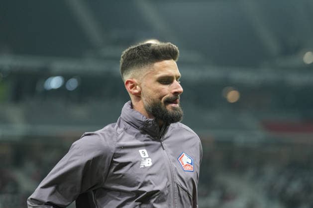 Olivier Giroud (OSC Lille, 09) , Frankreich, Fussball, UEFA Europa League, 8.Spieltag, Ligaphase, 2025 2026, OSC Lille vs. SC Freiburg, 29.01.2026, Stade Pierre-Mauroy, Lille, Frankreich Lille Stade Pierre-Mauroy DÃ partements Nord, Hauts-de-Fra Frankreich Copyright: xArnexAmbergx