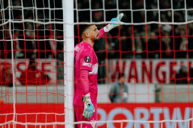 Fabian Bredlow (VfB Stuttgart, 01), GER, VfB Stuttgart vs. Young Boys Bern, Fussball, Europa League, Spieltag 8, Spielzeit 2025 2026, 29.01.2026, GER, VfB Stuttgart vs. Young Boys Bern, Fussball, Europa League, Spieltag 8, Spielzeit 2025 2026, 29.01.2026, Stuttgart Copyright: xEibner-Pressefoto EdwardxCheungx EP_ECG