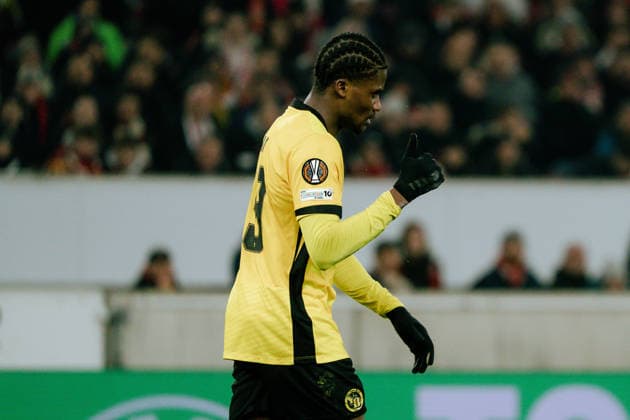 Chris Bedia (Young Boys Bern, 29) vergibt eine Grosschance, GER, VfB Stuttgart vs. Young Boys Bern, Fussball, Europa League, Spieltag 8, Spielzeit 2025 2026, 29.01.2026, GER, VfB Stuttgart vs. Young Boys Bern, Fussball, Europa League, Spieltag 8, Spielzeit 2025 2026, 29.01.2026, Stuttgart Copyright: xEibner-Pressefoto EdwardxCheungx EP_ECG
