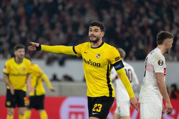 Loris Benito (BSC Young Boys Bern, 23) GER, VfB Stuttgart vs. BSC Young Boys Bern, Fussball, UEFA Europa League, Herren, 8. Spieltag, Spielzeit 2025 2026, 29.01.2026, GER, VfB Stuttgart vs. BSC Young Boys Bern, Fussball, UEFA Europa League, Herren, 8. Spieltag, Spielzeit 2025 2026, 29.01.2026 Stuttgart Copyright: xEibner-Pressefoto WolfgangxFrankx EP_WFK