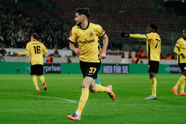 Armin Gigovic (Young Boys Bern, 37) verkuerzt zum 1-2, GER, VfB Stuttgart vs. Young Boys Bern, Fussball, Europa League, Spieltag 8, Spielzeit 2025 2026, 29.01.2026, GER, VfB Stuttgart vs. Young Boys Bern, Fussball, Europa League, Spieltag 8, Spielzeit 2025 2026, 29.01.2026, Stuttgart Copyright: xEibner-Pressefoto EdwardxCheungx EP_ECG