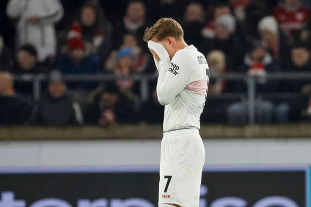 Maximilian Mittelstädt, Mittelstadt (VfB Stuttgart, 07) nach dem 2:2 , Deutschland, Fussball, UEFA Europa League, 8. Spieltag, 2025 2026, VfB Stuttgart vs. Young Boys Bern, 29.01.2026, Stuttgart MHP Arena Deutschland Copyright: xGrantxHubbsx