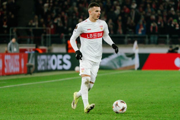 Badredine Bouanani (VfB Stuttgart, 27), GER, VfB Stuttgart vs. Young Boys Bern, Fussball, Europa League, Spieltag 8, Spielzeit 2025 2026, 29.01.2026, GER, VfB Stuttgart vs. Young Boys Bern, Fussball, Europa League, Spieltag 8, Spielzeit 2025 2026, 29.01.2026, Stuttgart Copyright: xEibner-Pressefoto EdwardxCheungx EP_ECG