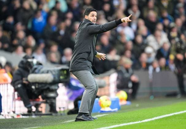 Manager Mikel Arteta of Arsenal Leeds United v Arsenal, Premier League, Football, Elland Road, Leeds, UK - 31 Jan 2026Leeds Elland Road United Kingdom EDITORIAL USE ONLY No use with unauthorised audio, video, data, fixture lists, club league logos or live services. Online in-match use limited to 120 images, no video emulation. No use in betting, games or single club league player publications. Copyright: xGreigxCowie Shutterstockx 16496741v