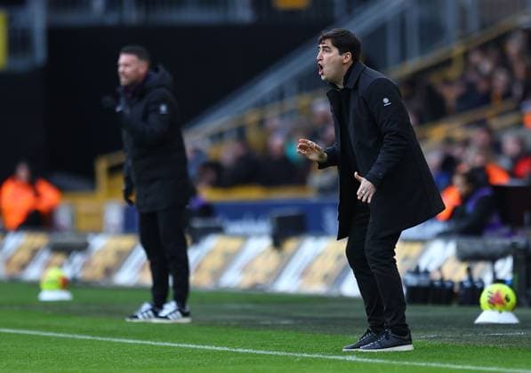 Andoni Iraola manager of AFC Bournemouth shouts Wolverhampton Wanderers v AFC Bournemouth, Premier League, Football, Molineux, Wolverhampton, UK - 31 Jan 2026Wolverhampton Molineux United Kingdom EDITORIAL USE ONLY No use with unauthorised audio, video, data, fixture lists, club league logos or live services. Online in-match use limited to 120 images, no video emulation. No use in betting, games or single club league player publications. Copyright: xMichaelxZemanek Shutterstockx 16496747v