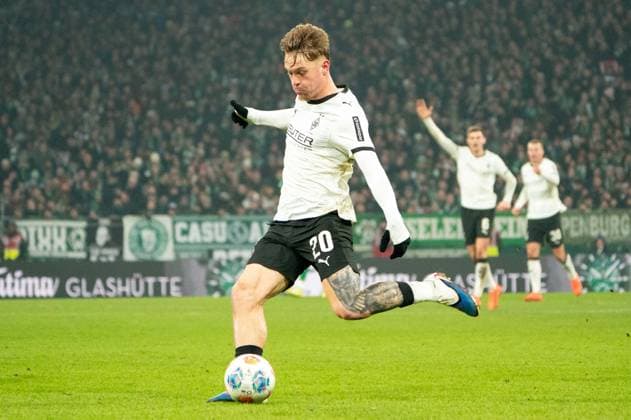Luca Netz (Borussia Moenchengladbach, 20) Torschuss Torchance, GER, SV Werder Bremen vs Borussia Moenchengladbach, Fussball, Bundesliga, Spieltag 20, Saison 2025 2026, 31.01.2026 DFL REGULATIONS PROHIBIT ANY USE OF PHOTOGRAPHS AS IMAGE SEQUENCES AND OR QUASI-VIDEO GER, SV Werder Bremen vs Borussia Moenchengladbach, Fussball, Bundesliga, Spieltag 20, Saison 2025 2026, 31.01.2026 Bremen Copyright: xEibner-Pressefoto MaxxVincenx EP_MVN