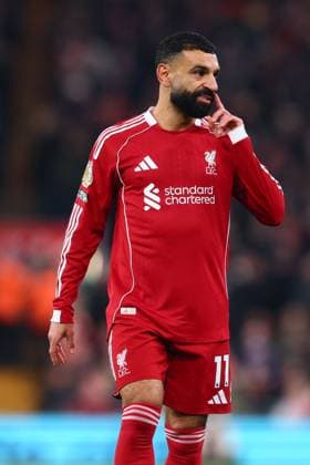 Mohamed Salah of Liverpool looks dejected during the game Liverpool v Newcastle United, Premier League, Football, Anfield, Liverpool, UK - 31 Jan 2026Liverpool Anfield United Kingdom EDITORIAL USE ONLY No use with unauthorised audio, video, data, fixture lists, club league logos or live services. Online in-match use limited to 120 images, no video emulation. No use in betting, games or single club league player publications. Copyright: xPaulxCurrie Shutterstockx 16496754bc