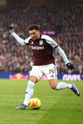Jadon Sancho of Aston Villa Aston Villa v Brentford, Premier League, Football, Villa Park, Birmingham, UK - 01 Feb 2026Birmingham Villa Park United Kingdom EDITORIAL USE ONLY No use with unauthorised audio, video, data, fixture lists, club league logos or live services. Online in-match use limited to 120 images, no video emulation. No use in betting, games or single club league player publications. Copyright: xRyanxBrowne Shutterstockx 16496858dc