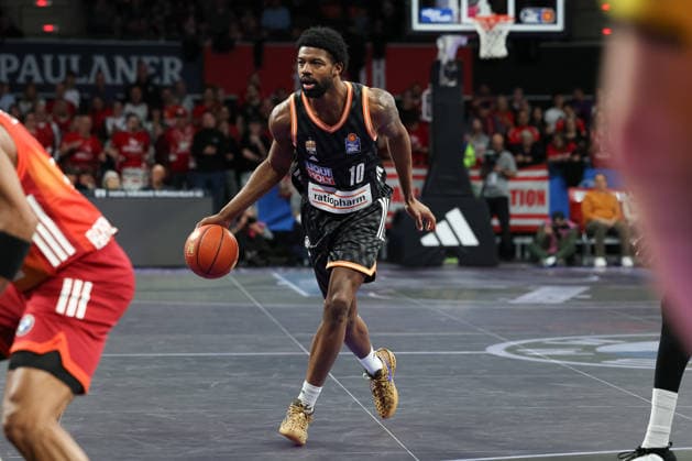 Malik Osborne (ratiopharm Ulm, 10), GER, FC Bayern Basketball vs. ratiopharm Ulm, Basketball, easycredit Basketball Bundesliga, 18. Spieltag, Saison 2025 2026, 01.02.2026, GER, FC Bayern Basketball vs. ratiopharm Ulm, Basketball, easycredit Basketball Bundesliga, 18. Spieltag, Saison 2025 2026, 01.02.2026 Muenchen Copyright: xEibner-Pressefoto JennixMaulx EP_JML