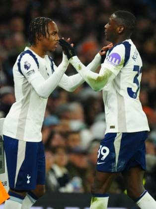 Mathys Tel of Tottenham Hotspur replaces Randal Kolo Muani Tottenham Hotspur v Manchester City, Premier League, Football, Tottenham Hotspur Stadium, London, UK - 01 Feb 2026London Tottenham Hotspur Stadium United Kingdom EDITORIAL USE ONLY No use with unauthorised audio, video, data, fixture lists, club league logos or live services. Online in-match use limited to 120 images, no video emulation. No use in betting, games or single club league player publications. Copyright: xJavierxGarcia Shutterstockx 16496864dp