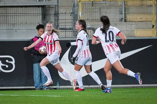 Fussball, Google Pixel Frauen-Bundesliga, 17 .Spieltag, 2025 2026, SC Freiburg vs. FC Bayern München, 06.02.2026, Dreisamstadion, Freiburg,: Lisa Kolb (SC Freiburg, Frauen 22) Tor, Torjubel, Freiburg Dreisamstadion Baden-Württemberg Deutschland Copyright: xFINLEYxMÖRCHx