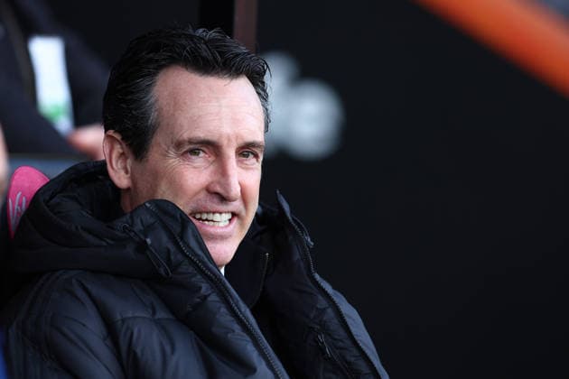 Bournemouth, England, 7th February 2026. Unai Emery, Manager of Aston Villa during the AFC Bournemouth vs Aston Villa Premier League match at the Vitality Stadium, Bournemouth. Picture credit should read: Paul Terry Sportimage EDITORIAL USE ONLY. No use with unauthorised audio, video, data, fixture lists, club league logos or live services. Online in-match use limited to 120 images, no video emulation. No use in betting, games or single club league player publications. SPI_017_PT_Bournemouth_Villa SPI-4512-0017