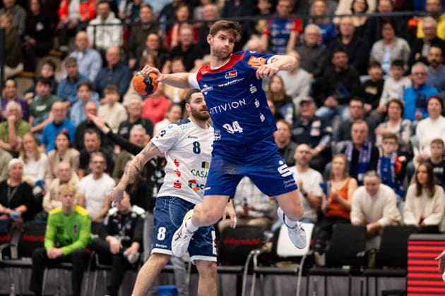 Georg Poehle, (HBW Balingen Weilstetten, 94), HBW Balingen Weilstetten vs. 1. VFL Potsdam, Handball, 2. Bundesliga, 18. Spieltag, Saison 2025 2026, 07.02.2026 Eibner-Pressefoto Andreas Ulmer HBW Balingen Weilstetten vs. 1. VFL Potsdam, Handball, 2. Bundesliga, 18. Spieltag, Saison 2025 2026, 07.02.2026 Balingen Copyright: xEibner-Pressefoto AndreasxUlmerx EP_AUR