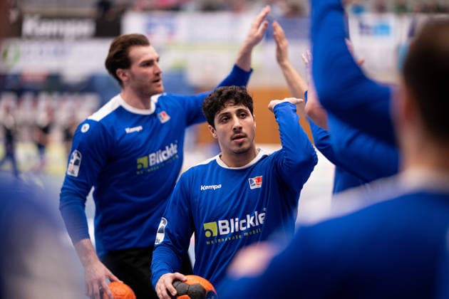 Yonatan Dayan, (HBW Balingen Weilstetten, 34) stimmt sich ein, HBW Balingen Weilstetten vs. 1. VFL Potsdam, Handball, 2. Bundesliga, 18. Spieltag, Saison 2025 2026, 07.02.2026 Eibner-Pressefoto Andreas Ulmer HBW Balingen Weilstetten vs. 1. VFL Potsdam, Handball, 2. Bundesliga, 18. Spieltag, Saison 2025 2026, 07.02.2026 Balingen Copyright: xEibner-Pressefoto AndreasxUlmerx EP_AUR