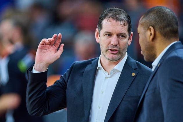 Ty Harrelson (ratiopharm ulm, Head Coach)im Gespraech mit Tyron McCoy (ratiopharm ulm, Assistant Coach) GER, ratiopharm ulm vs. Gladiators Trier, Basketball, 21. Spieltag, EasyCredit Bundesliga, Spielzeit 2025 2026, 08.02.2026 GER, ratiopharm ulm vs. Gladiators Trier, Basketball, 21. Spieltag, EasyCredit Bundesliga, Spielzeit 2025 2026, 08.02.2026 Neu-Ulm Copyright: xEibner-Pressefoto GeraldxOelze-dexStoppanyx EP_ODS
