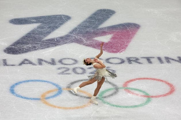 February 6, 2026, Milan, Lombardy, Italy: Alysa Liu of Team United States competes in women s singles short program during the Milano Cortina 2026 Olympic Winter games, Winterspiele,Spiele, Summer games at Milano Ice Skating Arena. Olympics 2026: Milano Cortina: Figure skating, Eiskunstlauf - ZUMAm117 20260206_oly_m117_304 Copyright: xDavidxMcIntyrex