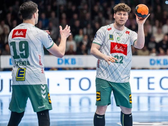 Philipp Vorlicek (GWD Minden, 22) am Ball, Frisch Auf Goeppingen vs. GWD Minden, Handball, 1. Bundesliga, Herren, Spielzeit 2025 2026, 10.02.2026, Frisch Auf Goeppingen vs. GWD Minden, Handball, 1. Bundesliga, Herren, Spielzeit 2025 2026, 10.02.2026 Goeppingen Copyright: xEibner-Pressefoto MichaelxSchmidx EP_MST