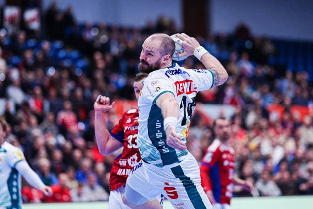 Wurf Tor Moritz Preuss (SC DHfK Leipzig, 24) GER, Handball Verein Hamburg vs. SC DHfK Leipzig, Handball, 1. Bundesliga, Spieltag 20, Saison 2025 2026, 10.02.2026 GER, Handball Sport Verein Hamburg vs. SC DHfK Leipzig, Handball, 1. Bundesliga, Spieltag 20, Saison 2025 2026, 10.02.2026 Hamburg Copyright: xEibner-Pressefoto MarcelxvonxFehrnx EP_MFN