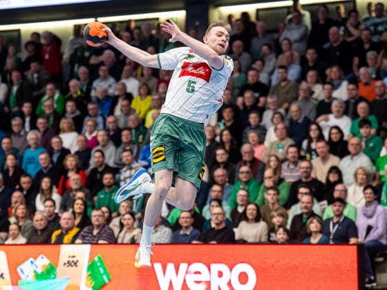 Florian Kranzmann (GWD Minden, 05) beim Tempogegenstoss, Frisch Auf Goeppingen vs. GWD Minden, Handball, 1. Bundesliga, Herren, Spielzeit 2025 2026, 10.02.2026, Frisch Auf Goeppingen vs. GWD Minden, Handball, 1. Bundesliga, Herren, Spielzeit 2025 2026, 10.02.2026 Goeppingen Copyright: xEibner-Pressefoto MichaelxSchmidx EP_MST