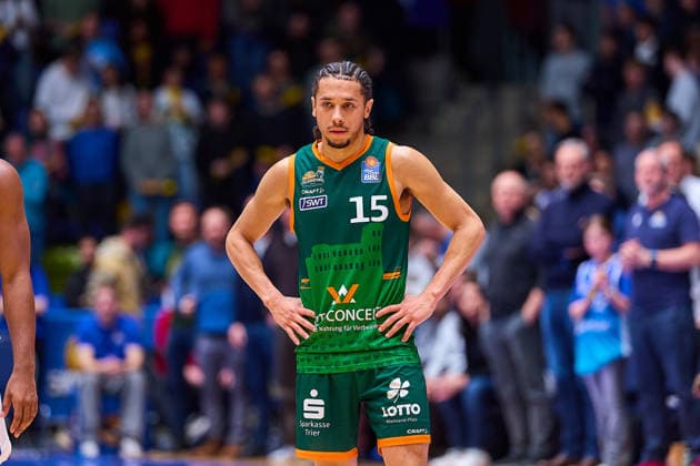Portrait, Portraet, Freisteller von Jordan Roland (Gladiators Trier, 15) GER, Skyliners Frankfurt vs. Gladiators Trier, Basketball, 19. Spieltag, EasyCredit Bundesliga, Spielzeit 2025 2026, 11.02.2026 GER, Skyliners Frankfurt vs. Gladiators Trier, Basketball, 19. Spieltag, EasyCredit Bundesliga, Spielzeit 2025 2026, 11.02.2026 Frankfurt Main Copyright: xEibner-Pressefoto GeraldxOelze-dexStoppanyx EP_ODS