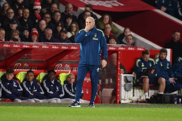 Sean Dyche Manager of Nottingham Forest Nottingham Forest v Wolverhampton Wanderers, Premier League, Football, City Ground, Nottingham, UK - 11 Feb 2026Nottingham City Ground United Kingdom EDITORIAL USE ONLY No use with unauthorised audio, video, data, fixture lists, club league logos or live services. Online in-match use limited to 120 images, no video emulation. No use in betting, games or single club league player publications. Copyright: xRyanxBrowne Shutterstockx 16540355ef
