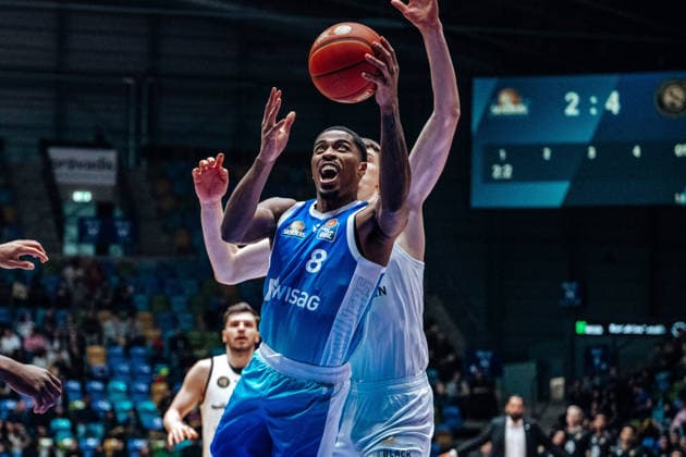 William Christmas (Skyliners Frankfurt, 08) GER, Skyliners Frankfurt vs. Basketball Loewen Braunschweig, Basketball, easycredit BBL, Bundesliga, 20 Spieltag, Saison 2025 2026. 14.02.2026 Eibner-Pressefoto Attila Ziga GER, Skyliners Frankfurt vs. Basketball Loewen Braunschweig, Basketball, easycredit BBL, Bundesliga, 20 Spieltag, Saison 2025 2026. 14.02.2026 Frankfurt am Main Copyright: xEibner-Pressefotox EP_AZA