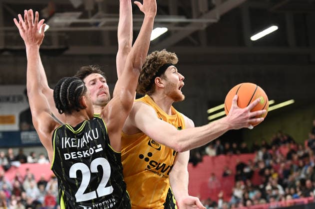 Lukas Milner (Tigers Tuebingen, 17) GER, Tigers Tuebingen vs. BBC Medi Bayreuth, Basketball, Herren, Pro A, 2. Barmer Basketball Bundesliga, Saison 2025 2026, 14.02.2026 GER, Tigers Tuebingen vs. BBC Medi Bayreuth, Basketball, Herren, Pro A, 2. Barmer Basketball Bundesliga, Saison 2025 2026, 14.02.2026 Tuebingen Copyright: xEibner-Pressefoto NicolasxWoernx EP_NWN