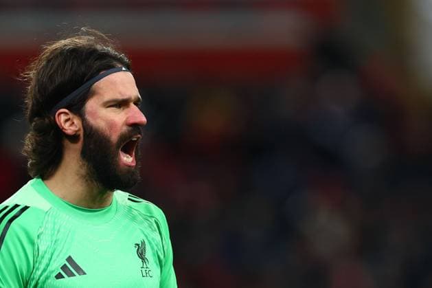 Alisson Becker of Liverpool Liverpool v Brighton and Hove Albion, Emirates FA Cup, Fourth Round, Football, Anfield, Liverpool, UK - 14 Feb 2026Liverpool Anfield United Kingdom EDITORIAL USE ONLY No use with unauthorised audio, video, data, fixture lists, club league logos or live services. Online in-match use limited to 120 images, no video emulation. No use in betting, games or single club league player publications. Copyright: xPaulxCurrie Shutterstockx 16608525s