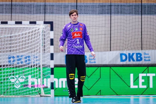 Handball, HBL, GWD Minden - Rhein-Neckar Löwen #2 Malte Semisch (GWD Minden, 01) GER, GWD Minden vs. Rhein-Neckar Loewen, Handball, 1. Bundesliga, 21. Spieltag, Spielzeit 2025 2026, 14.02.2026 GER, GWD Minden vs. Rhein-Neckar Loewen, Handball, 1. Bundesliga, 21. Spieltag, Spielzeit 2025 2026, 14.02.2026 Minden Copyright: xEibner-Pressefoto JanxRollingerx EP_JSK