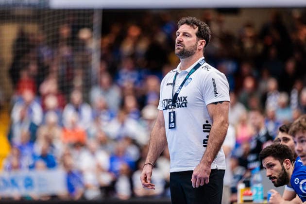 Florian Kehrmann (TBV Lemgo Lippe, Trainer) GER, TBV Lemgo Lippe vs. HC Erlangen, Handball, 1. Bundesliga, 21. Spieltag, Spielzeit 2025 2026, 15.02.2026 GER, TBV Lemgo Lippe vs. HC Erlangen, Handball, 1. Bundesliga, 21. Spieltag, Spielzeit 2025 2026, 15.02.2026 Lemgo Copyright: xEibner-Pressefoto JanxRollingerx EP_JSK