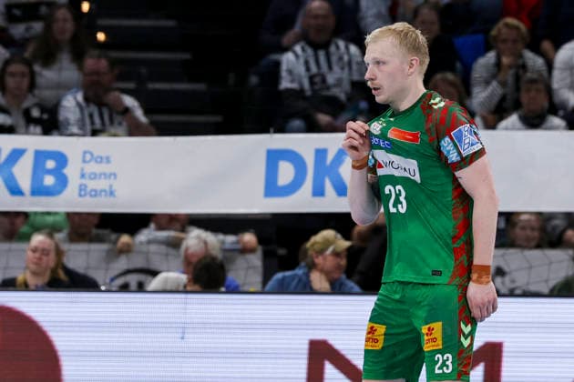 Magnus Saugstrup (SC Magdeburg) schaut enttaeuscht, DAIKIN Handball Bundesliga, THW Kiel v SC Magdeburg, Wunderino Arena am 15. February 2026 in Kiel, Deutschland. (Foto von Marco Steinbrenner DeFodi Images) Magnus Saugstrup (SC Magdeburg) looks dejected, DAIKIN Handball Bundesliga, THW Kiel v SC Magdeburg, Wunderino Arena, February 15, 2026 in Kiel, Germany. (Photo by Marco Steinbrenner DeFodi Images) -