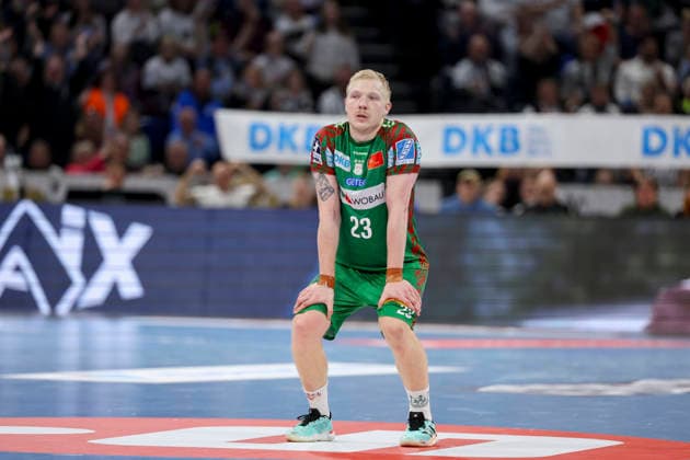 Magnus Saugstrup (SC Magdeburg) schaut enttaeuscht, DAIKIN Handball Bundesliga, THW Kiel v SC Magdeburg, Wunderino Arena am 15. February 2026 in Kiel, Deutschland. (Foto von Marco Steinbrenner DeFodi Images) Magnus Saugstrup (SC Magdeburg) looks dejected, DAIKIN Handball Bundesliga, THW Kiel v SC Magdeburg, Wunderino Arena, February 15, 2026 in Kiel, Germany. (Photo by Marco Steinbrenner DeFodi Images) -