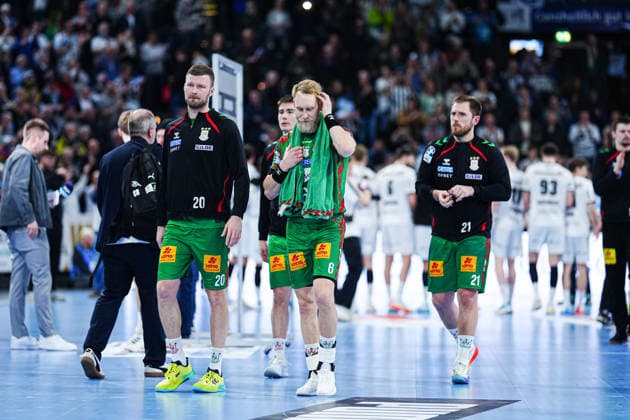 SC Magdeburg enttaeuscht enttaeuschung nach Niederlage GER, THW Kiel vs. SC Magdeburg, Handball, 1. Bundesliga, Spieltag 21, Saison 2025 2026, 15.02.2026 GER, THW Kiel vs. SC Magdeburg, Handball, 1. Bundesliga, Spieltag 21, Saison 2025 2026, 15.02.2026 Kiel Copyright: xEibner-Pressefoto MarcelxvonxFehrnx EP_MFN