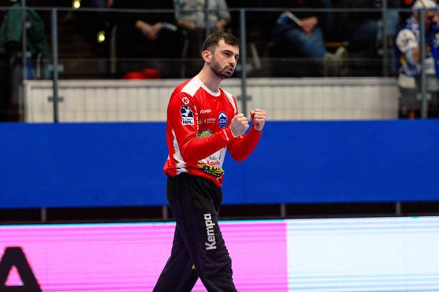 Matija Spikic (ThSV Eisenach, 01) GER, ThSV Eisenach gegen Bergischer HC, 1. Daikin Handballbundesliga, Handball, 21.Spieltag, Saison 2025 2026, 16.02.2026 GER, ThSV Eisenach gegen Bergischer HC, 1. Daikin Handballbundesliga, Handball, 21.Spieltag, Saison 2025 2026, 16.02.2026 Eisenach Copyright: xEibner-Pressefoto MartinxHerbstx EP_MHT