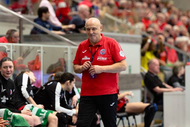 Herbert Mueller (Thueringer HC, Trainer) GER, Thueringer HC gegen Borussia Dortmund , Handball, Alsco Handball Bundesliga Frauen, 18. Spieltag, Saison 2025 2026, 18.02.2026 GER, Thueringer HC gegen Borussia Dortmund , Handball, Alsco Handball Bundesliga Frauen, 18. Spieltag, Saison 2025 2026, 18.02.2026 Bad Langensalza Copyright: xEibner-Pressefoto MartinxHerbstx EP_MHT