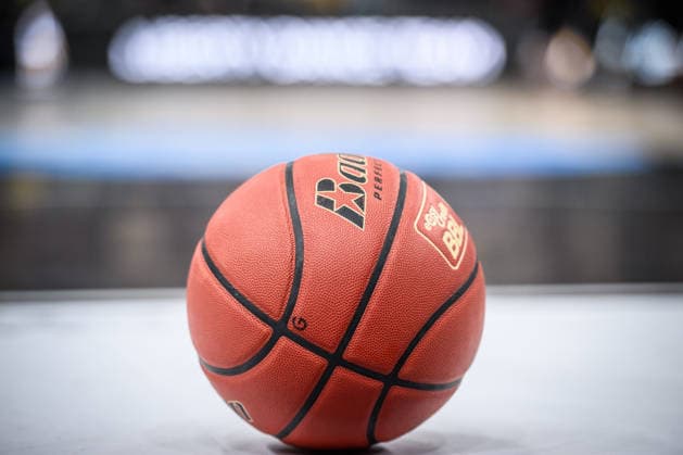 Feature, Symbol easyCredit BBL - Basketball auf dem Spielfeld GER, MHP Riesen Ludwigsburg vs. Syntainics MBC, Basketball Bundesliga, easycredit BBL, 21. Spieltag, Spielzeit 2025 2026, 19.02.2026 GER, MHP Riesen Ludwigsburg vs. Syntainics MBC, Basketball Bundesliga, easycredit BBL, 21. Spieltag, Spielzeit 2025 2026, 19.02.2026 Ludwigsburg Copyright: xSandyxDinkelackerx EP_SDR