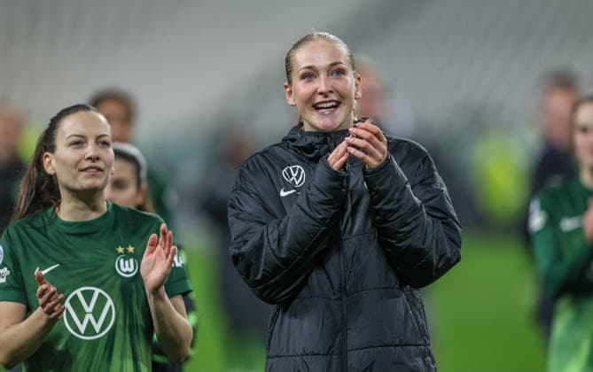 ITA, Wolfsburg, Juventus Turin vs VfL Wolfsburg, Women s Champions League, Fussball, UEFA, Spielzeit 2025 2026, Allianz Stadium, Playoffs, Rückspiel im Bild: Camilla Küver (VfL Wolfsburg Frauen 16) DFB DFL REGULATIONS PROHIBIT ANY USE OF PHOTOGRAPHS AS IMAGE SEQUENCES AND OR QUASI-VIDEO, 19.02.2026 Copyright: HMBxMedia HendrikxHamelau