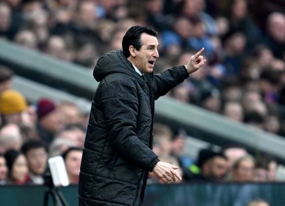 Unai Emery manager of Aston Villa on the touchline Aston Villa v Leeds United, Premier League, Football, Villa Park, Birmingham, UK - 21 Feb 2026Birmingham Villa Park United Kingdom EDITORIAL USE ONLY No use with unauthorised audio, video, data, fixture lists, club league logos or live services. Online in-match use limited to 120 images, no video emulation. No use in betting, games or single club league player publications. Copyright: xAnnaxGowthorpe Shutterstockx 16681467q