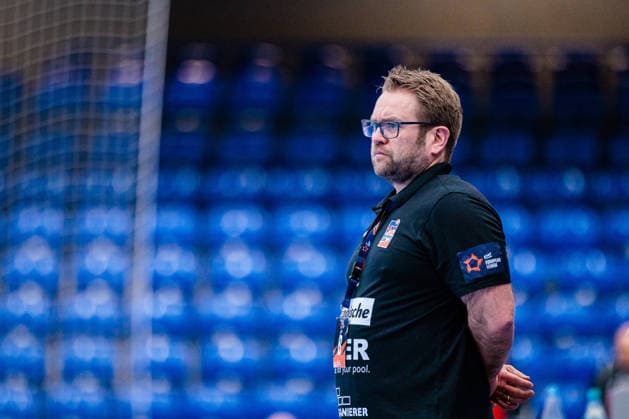 Steffen Birkner (HSG Blomberg-Lippe, Trainer) GER, HSG Blomberg-Lippe (GER) vs. MOL Esztergom (HUN), Handball, EHF European League Women, Gruppenphase, 22.02.2026 GER, HSG Blomberg-Lippe (GER) vs. MOL Esztergom (HUN), Handball, EHF European League Women, Gruppenphase, 22.02.2026 Lemgo Copyright: xEibner-Pressefoto JanxRollingerx EP_JSK