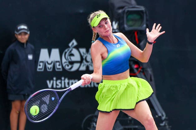 WTA, Tennis Damen MERIDA OPEN 2026 WTA MERIDA OPEN 2026 M. STAKUSIC VS D. YASTREMSKA 23022026 MERIDA, YUCATAN, MEXICO. Action photo of Dayana Yastremska, during day 1 of the WTA Merida Open 2026, held at the Yucatan Country Club of Merida, Yucatan, Mexico. Foto de accion de Dayana Yastremska, durante el dia 1 del WTA Merida Open 2026, celebrado en el Yucatan Country Club de Merida, Yucatan, Mexico. PHOTO BY IMAGENSHOP AGENCIA FOTOGRAFICA MERIDA YUCATAN MEXICO Copyright: xBarbaraxRamosxVillalobosx