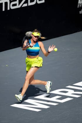 WTA, Tennis Damen MERIDA OPEN 2026 WTA MERIDA OPEN 2026 M. STAKUSIC VS D. YASTREMSKA 23022026 MERIDA, YUCATAN, MEXICO. Action photo of Dayana Yastremska, during day 1 of the WTA Merida Open 2026, held at the Yucatan Country Club of Merida, Yucatan, Mexico. Foto de accion de Dayana Yastremska, durante el dia 1 del WTA Merida Open 2026, celebrado en el Yucatan Country Club de Merida, Yucatan, Mexico. PHOTO BY IMAGENSHOP AGENCIA FOTOGRAFICA MERIDA YUCATAN MEXICO Copyright: xMIKIOxWATANABEx
